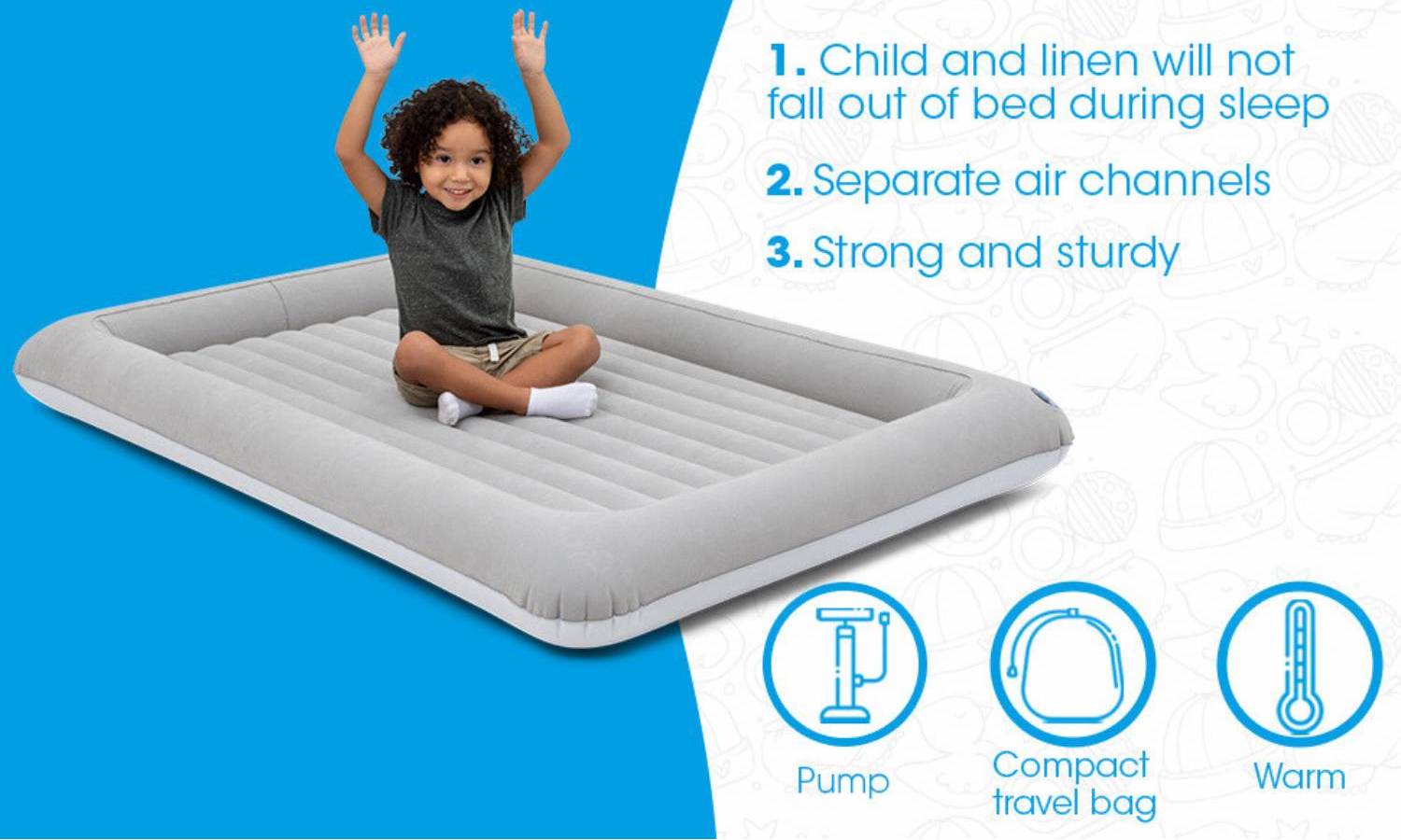 Inflatable Toddler Travel Bed: image 10