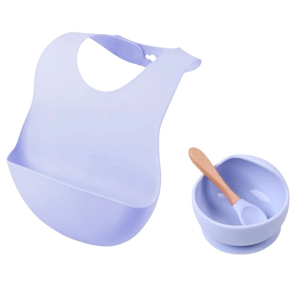 Silicone Baby Plate - purple