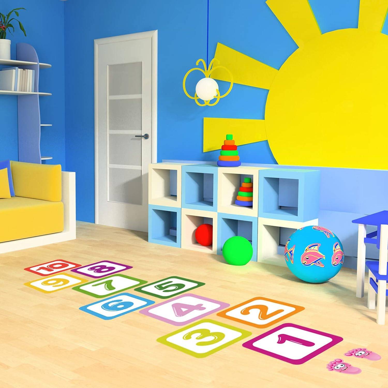 Hopscotch Floor Decals: image 11